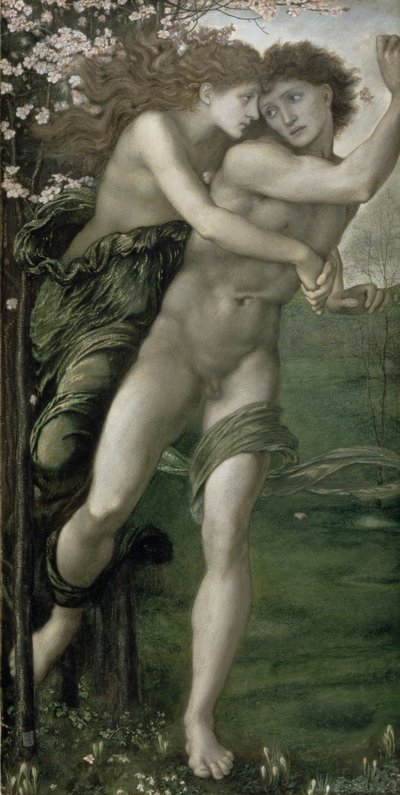 フィリスとデモフォーン、1870 作： Edward Burne Jones