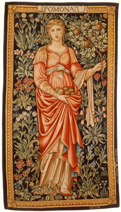 ポモナ、モリス＆カンパニーマートン修道院、1884 作： Edward Burne Jones