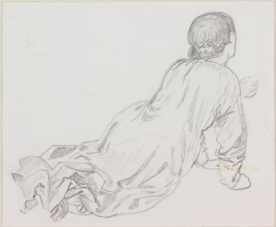 リクライニングフィギュア 作： Edward Burne Jones