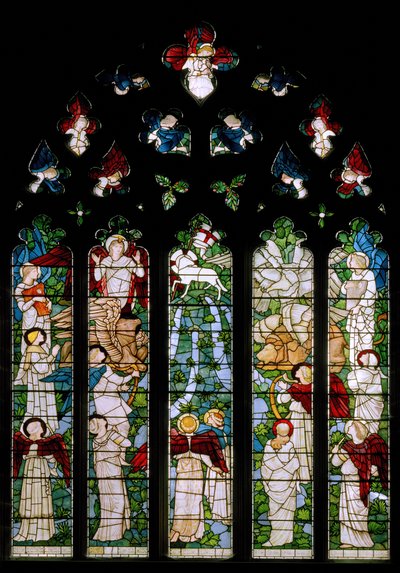 楽園の河川、1875 作： Edward Burne Jones