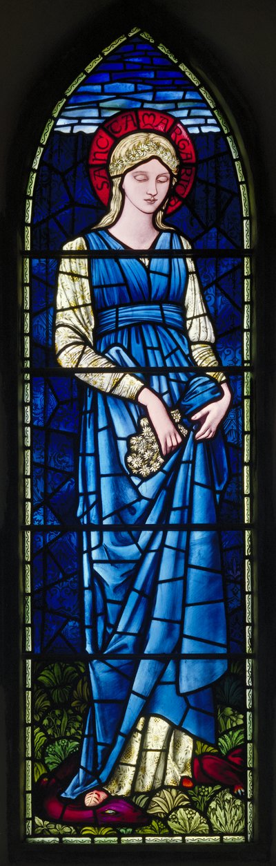 Rottingdean、St Margaret、Morris＆Co.、Edward Burne-Jones、St Margaret、1894 作： Edward Burne Jones