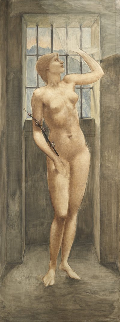 スペス、または刑務所での希望 作： Edward Burne Jones