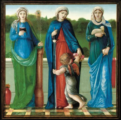 セントバラバラ、セントドロシー、セントアグネス 作： Edward Burne Jones