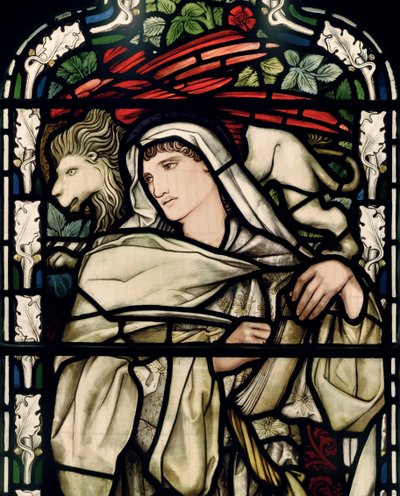 セントマーク、1876年（ステンドグラス） 作： Edward Burne Jones