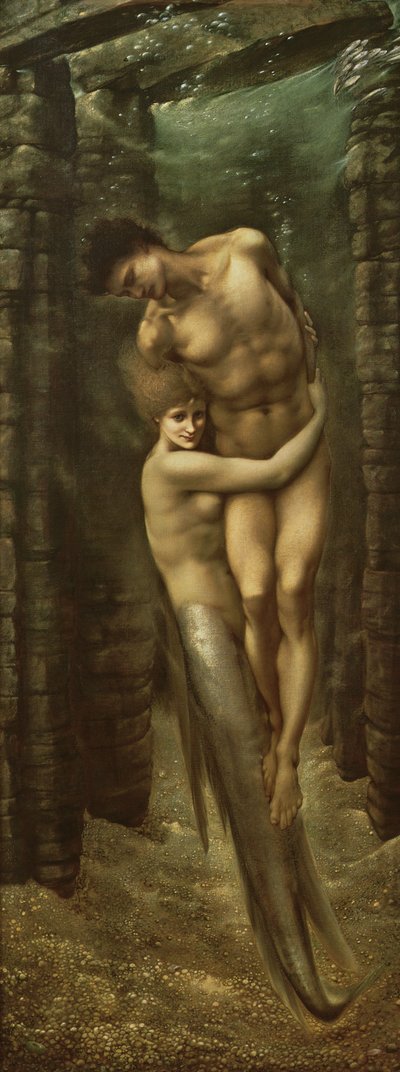 海の深さ、1886 作： Edward Burne Jones
