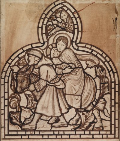 エジプトへの逃避 作： Edward Burne Jones