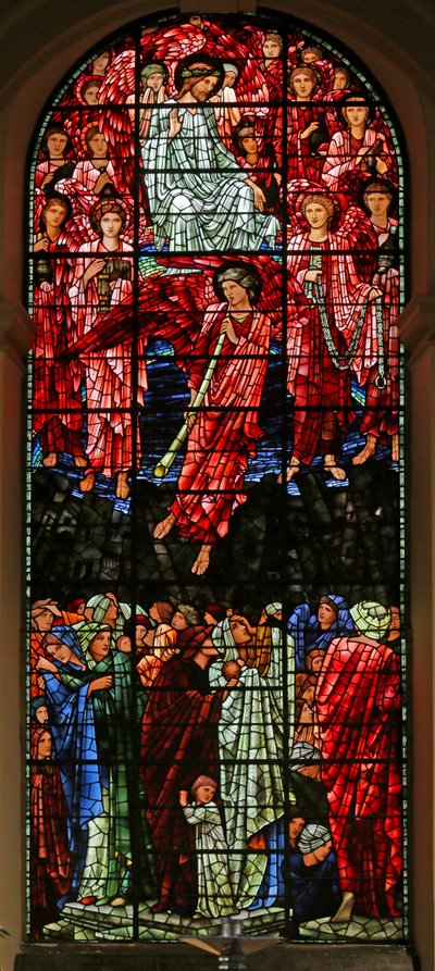 最後の審判、1885-1897（ステンドグラス） 作： Edward Burne Jones