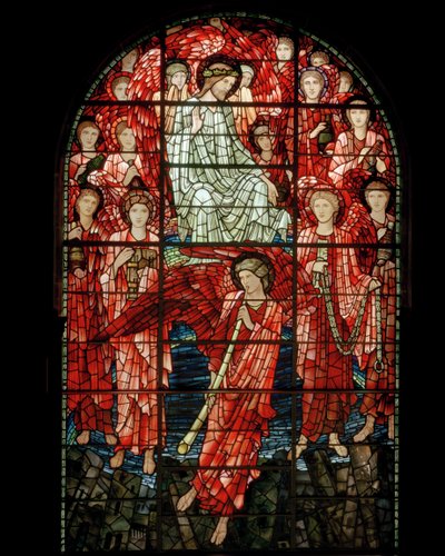 最後の審判の窓、詳細、1897年（ステンドグラス） 作： Edward Burne Jones