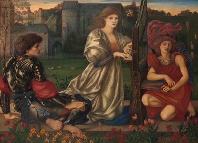 ラブソング、1868-77。 作： Edward Burne Jones