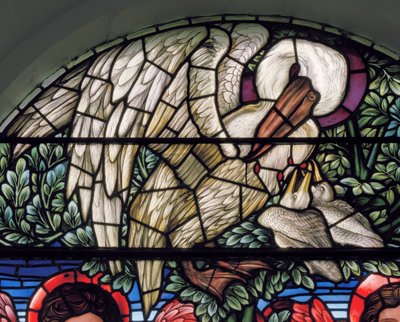 ペリカンの信心深さ 作： Edward Coley Burne Jones