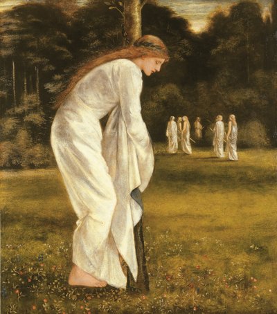 木に縛られた姫 作： Edward Burne Jones