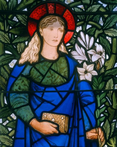 ホワイトランドカレッジ、モリス＆カンパニー、エドワードバーンジョーンズ、メアリー、1886年 作： Edward Burne Jones
