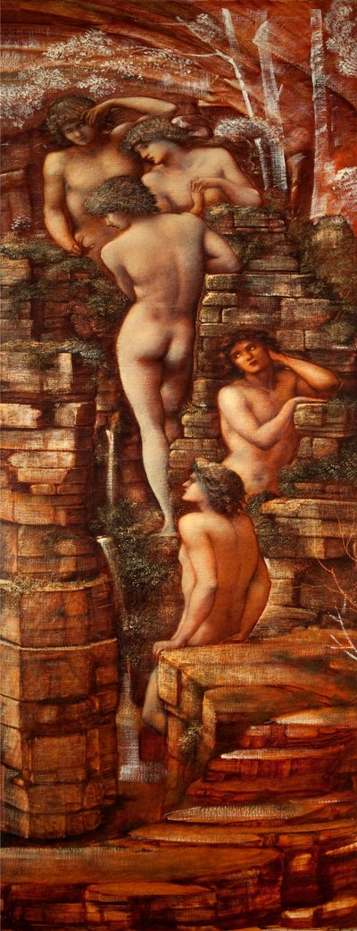 ウッドニンフ、1881年から85年 作： Edward Burne Jones