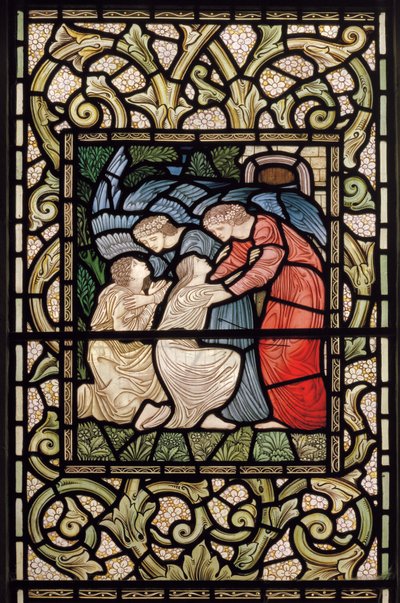 Wilden、All Saints、Morris＆Co.、Edward Burne-Jones、John Henry Dearle（1859-1932）、Reception into Paradise、1902-1914、Louisa、Alfred、The Baldwins、Prime President、Methodist、Worcestershire、Arts＆ 作： Edward Coley and Dearle Burne Jones