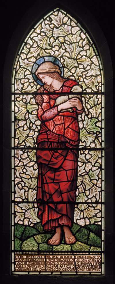 Wilden、All Saints、Morris＆Co.、Edward Burne-Jones、John Henry Dearle（1859-1932）、St Agnes、1902-1914、Louis、Alfred、The Baldwins、首相、メソジスト、ウスターシャー、Arts＆Crafts、Rudyar 作： Edward Coley and Dearle Burne Jones