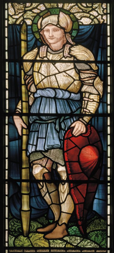 Wilden、All Saints、Morris＆Co.、Edward Burne-Jones、John Henry Dearle（1859-1932）、St George、Courage、1902-1914、Louisa、Alfred、The Baldwins、Prime President、Methodist、Worcestershire、Arts＆Craf 作： Edward Coley and Dearle Burne Jones