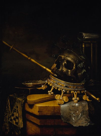 Vanitas Still Life、1661。 作： Edward Collier