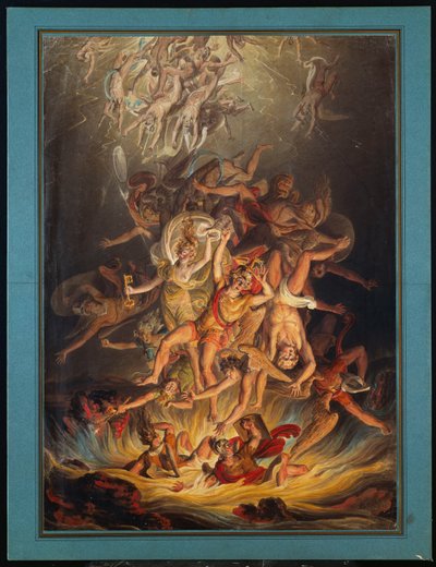 天使の堕落、1798 作： Edward Dayes