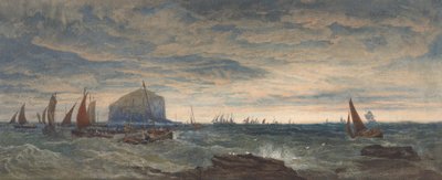 O Bass Rock ao Amanhecer 作： Edward Duncan
