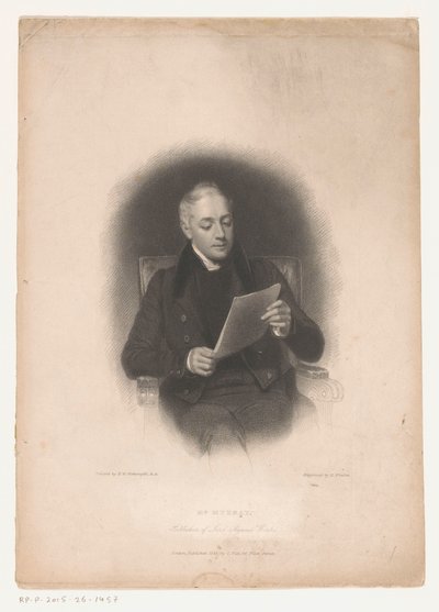 Portret van uitgever ジョン・マレー Mr. Murray, Lord Byron