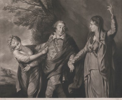 悲劇と喜劇の間のギャリック 作： Edward Fisher