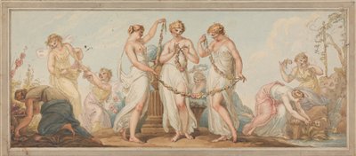 春のアレゴリー 作： Edward Francis Burney
