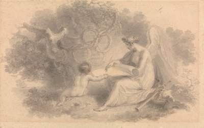 ナポレオンの戦いの寓意 作： Edward Francis Burney