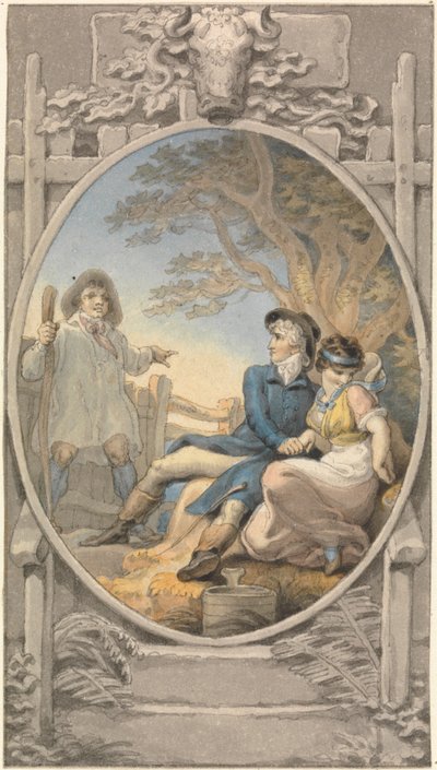 ブックプレートのカラー デザイン 作： Edward Francis Burney