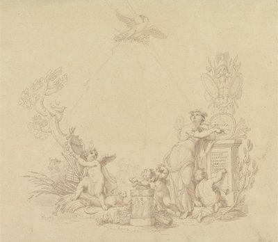 ベートーベンの作品へのイラストのデザイン 作： Edward Francis Burney