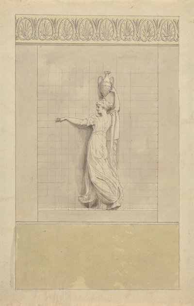 水差しを頭に乗せた女性像 作： Edward Francis Burney