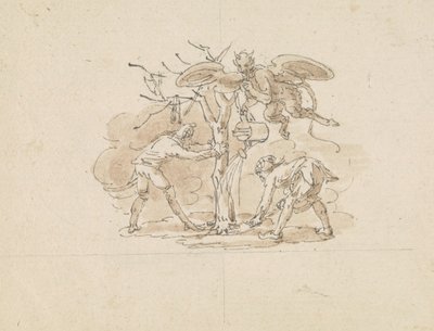 Tolos plantando uma árvore 作： Edward Francis Burney