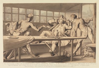 アクスブリッジ パッセージ ボートのジョン ギルピン 作： Edward Francis Burney