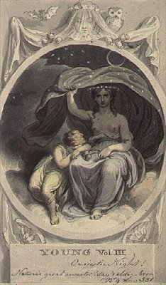 雄大な夜（ドローイング） 作： Edward Francis Burney