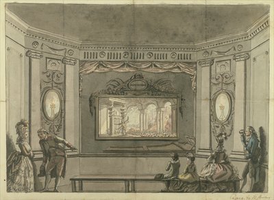 反逆の天使たちを喚起するサタンを描いたドラウターブールのエイドプシコンの絵 作： Edward Francis Burney