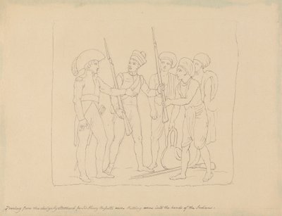 Colocar armas nas mãos dos índios 作： Edward Francis Burney