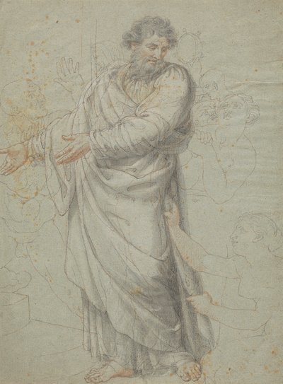聖パウロ像の習作 作： Edward Francis Burney