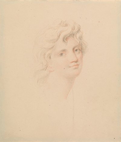 女性の頭の研究 作： Edward Francis Burney