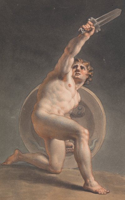 Estudo de um Nu Masculino 作： Edward Francis Burney