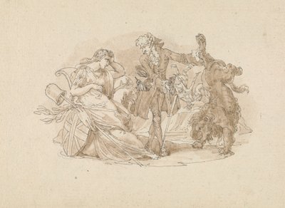 演劇シーン 作： Edward Francis Burney