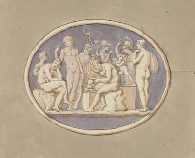 バルカンと神々と女神 作： Edward Francis Burney