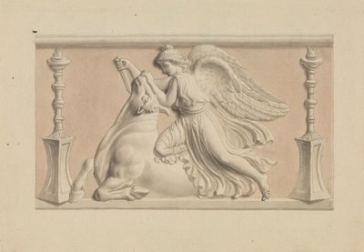 雄牛を殺す翼のある人物 作： Edward Francis Burney