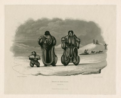 エスキモー・グループ、イグロリク 作： Edward Francis Finden