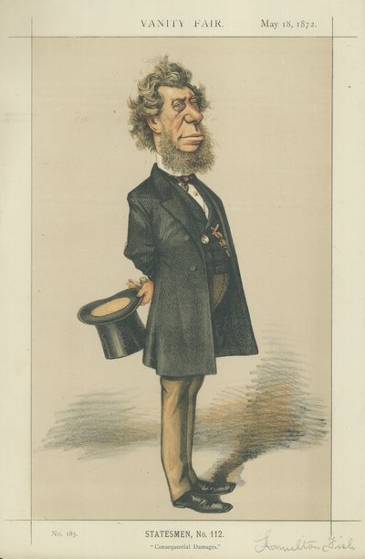 ホン・ハミルトン・フィッシュ、アメリカ外務大臣 作： Edward Frederick Brewtnall