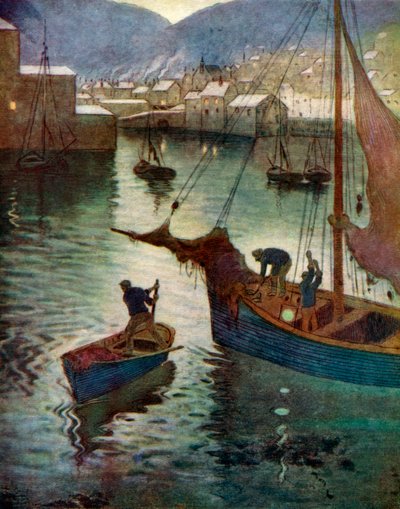 港、ポルペロ、コーンウォール、1924-1926 作： Edward Frederick Ertz