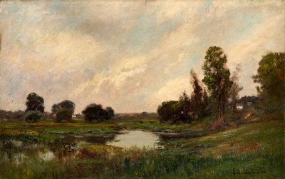 ザ リバー、サウンド ビーチ、コネチカット州、カリフォルニア州。 1870～1907年。 作： Edward Gay