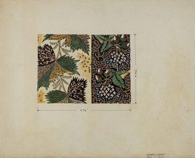 キャリコの作品、c。 1936年。 作： Edward Grant