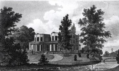 マートンのネルソン卿の邸宅、1806年公開 作： Edward Gyfford