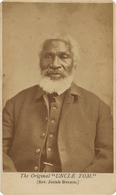 ジョサイア・ヘンソン牧師（c.1876年（写真） 作： Edward H. Hart