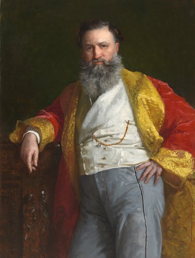 アイザック・メリット・シンガー、1869年。 作： Edward Harrison May