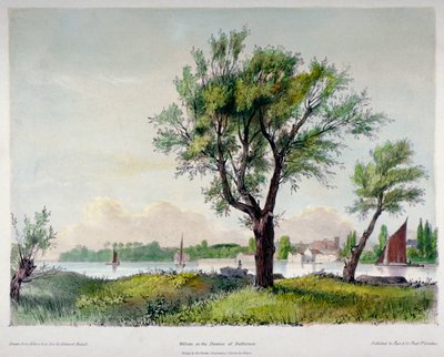 バタシー、ロンドン、1840年。 作： Edward Hassell